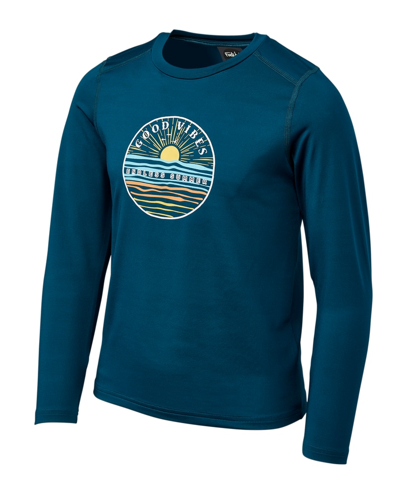 Long-Sleeve Rash Guard with Half-Zip - Active Zone