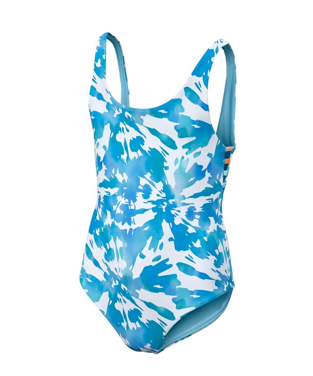 FarWest Girls' One Piece Reversible Swimsuit Marks