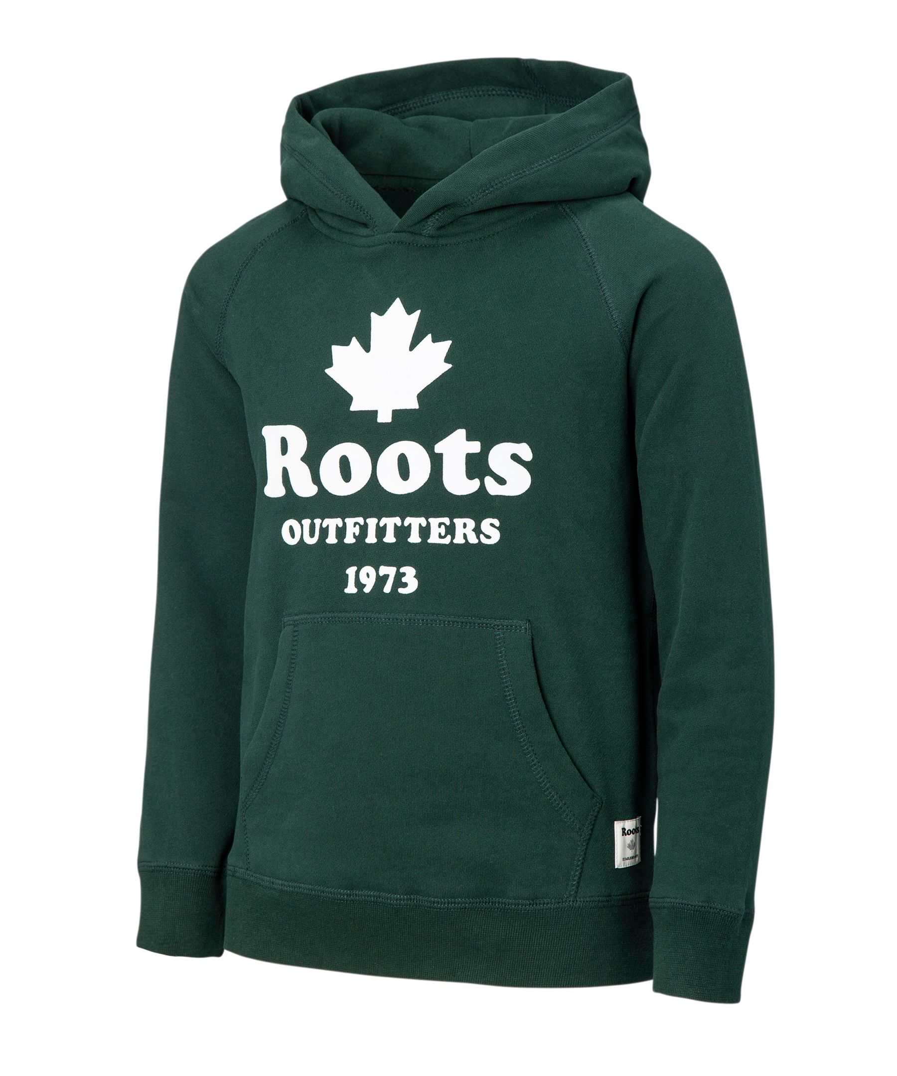 ROOTS Kids Unisex Outfitters Logo Hoodie Marks