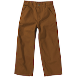 Pantalon de travail en toile tout usage coupe ample pour enfants, Carhartt Front_Flat