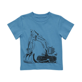 Toddler Boys' Crewneck Construction T Shirt Front_Flat