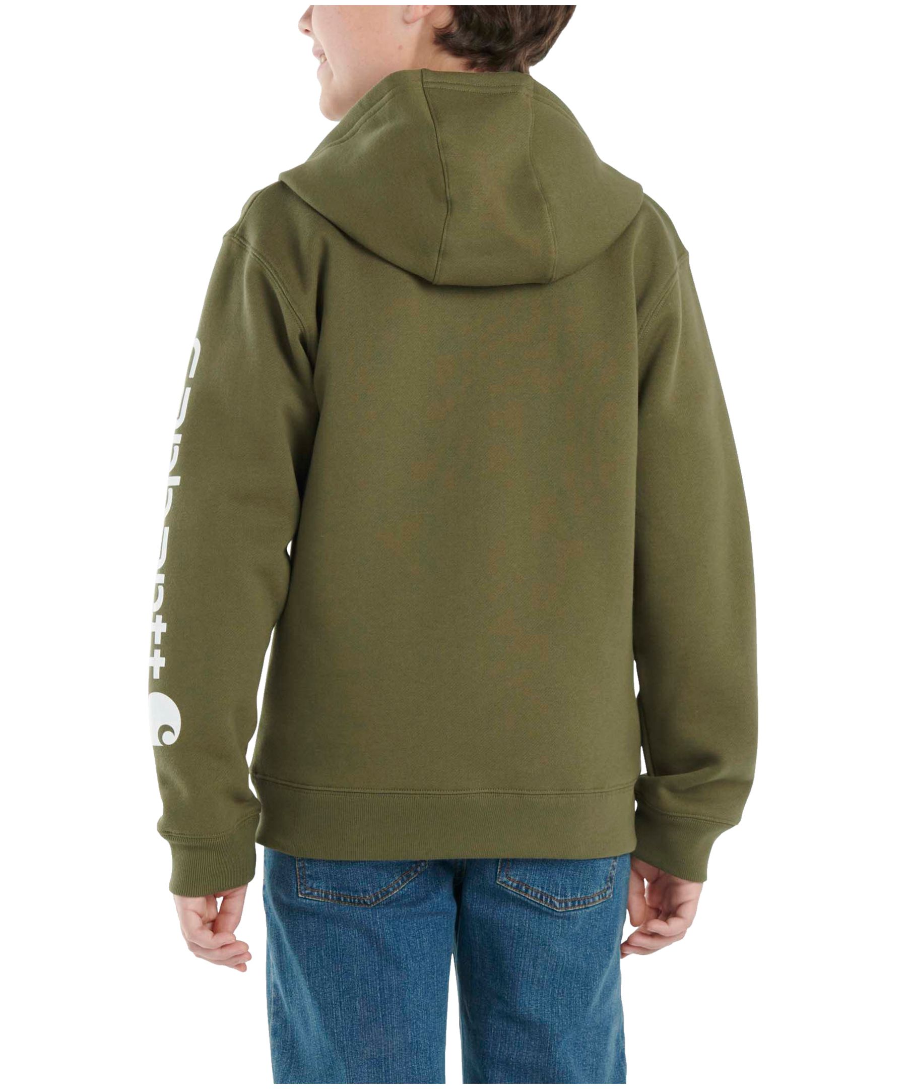 Youth Full Zip Logo Hoodie Sweatshirt