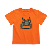 Youth Boys' Camo Block Crewneck T Shirt Front_Flat
