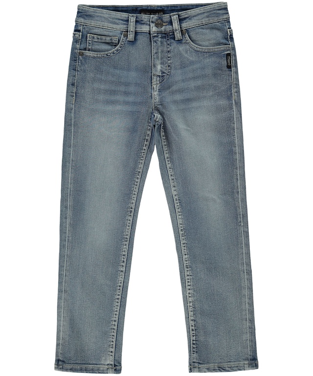 Jean à coupe droite moulante pour jeunes garçons, Silver