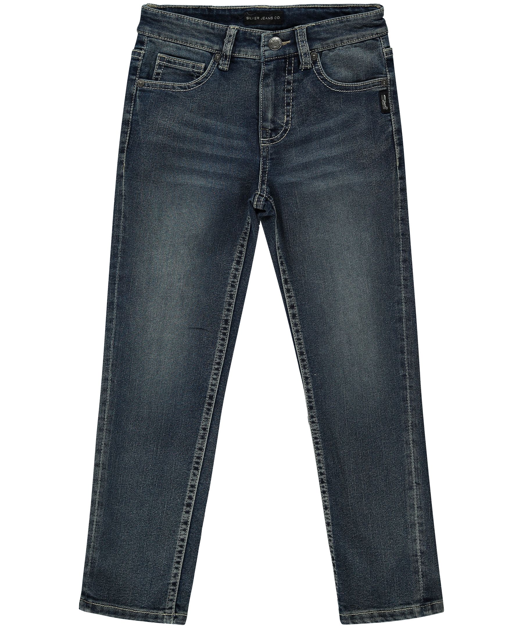 Silver Youth Boys' Straight Skinny Fit Jeans