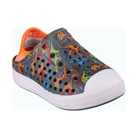 Chaussures avec imprimé de dinosaure pour tout-petits, Skechers, Foamies Guzman Steps Front_Three_Fourths_Angled_Right