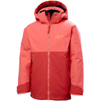 Veste d’hiver imperméable unisexe pour enfants, Helly Hansen, Traverse Front_Flat