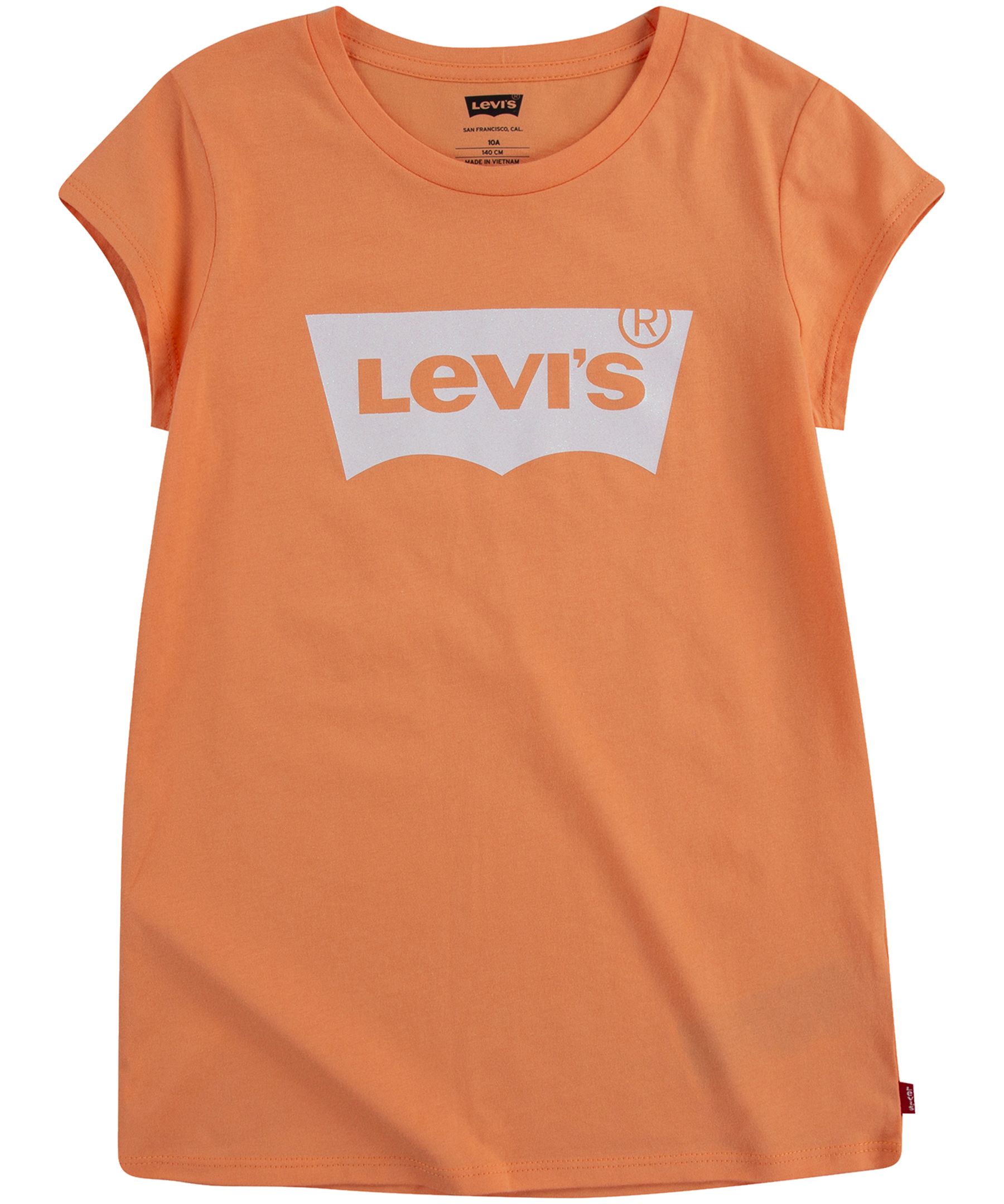 T-shirt à manches courtes avec graphique d'ailes de chauve-souris pour filles, Levi's