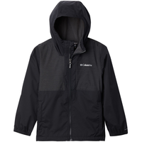 Columbia Kids' Unisex Rainy Trails Fleece Lined Waterproof Rain Jacket Front_Flat