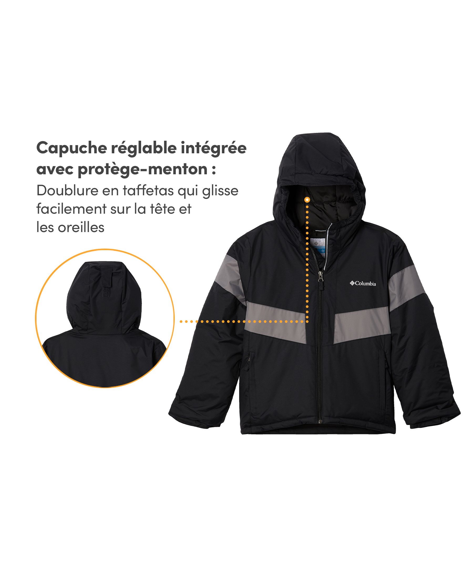 Veste d'hiver unisexe ajustable pour jeunes, Lightning Lift&nbsp;II, Columbia