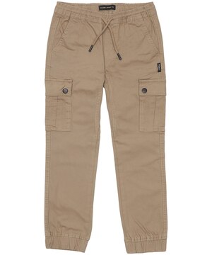 Silver Youth Boy's Cairo Elastic Waist Cargo Joggers
