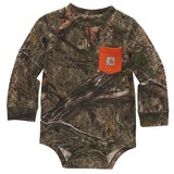 Carhartt Baby Boys' Long Sleeve Camo Pocket Graphic Bodysuit Front_Flat