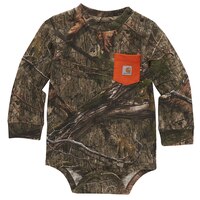 Carhartt Baby Boys' Long Sleeve Camo Pocket Graphic Bodysuit Front_Flat