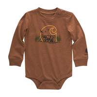Maillot Carhartt à manches longues et à graphique d’ours pour bébés garçons Front_Flat