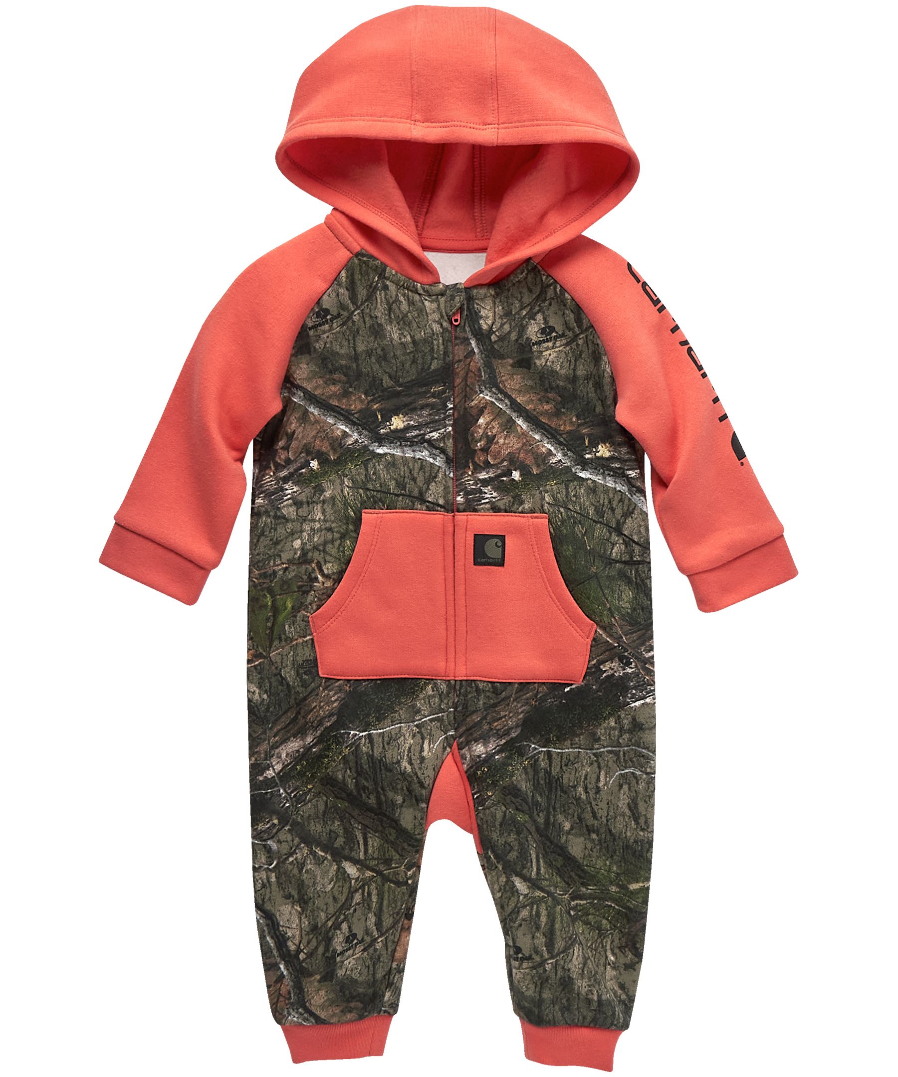 Combinaison Carhartt à motif camouflage à fermeture à glissière sur le  devant et à manches longues pour bébés filles
