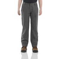 Pantalon fonctionnel semi-évasé Carhartt de coupe ample en toile pour garçons Front_Flat