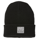Bonnet à revers unisexe pour jeunes avec écusson, Columbia Front_Flat