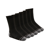 Columbia Kids' Unisex 6 Pack Cropped Crew Socks Front_Angled_Right
