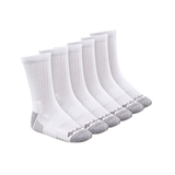 Columbia Kids' Unisex 6 Pack Cropped Crew Socks Front_Angled_Right