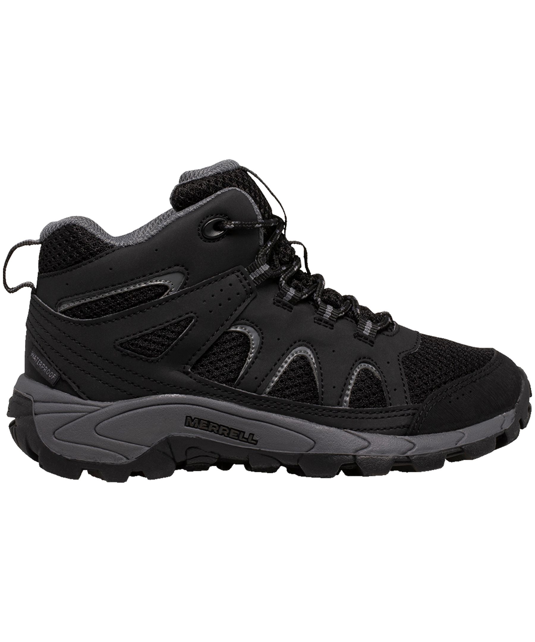 Merrell Kids' Unisex Oakcreek Mid Lace Waterproof Hiking Boots Marks