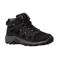 Bottes de randonnée unisexes mi-hautes à lacets et étanches à l'eau pour enfants, Oakcreek, Merrell Front_Three_Fourths_Angled_Right