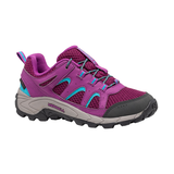 Chaussures de randonnée basses unisexes à lacets et étanches à l'eau pour enfants, Oakcreek, Merrell Front_Three_Fourths_Angled_Right