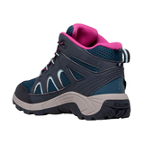 Bottes de randonnée unisexes mi-hautes à lacets et étanches à l'eau pour enfants, Oakcreek, Merrell Back_Angled_Left