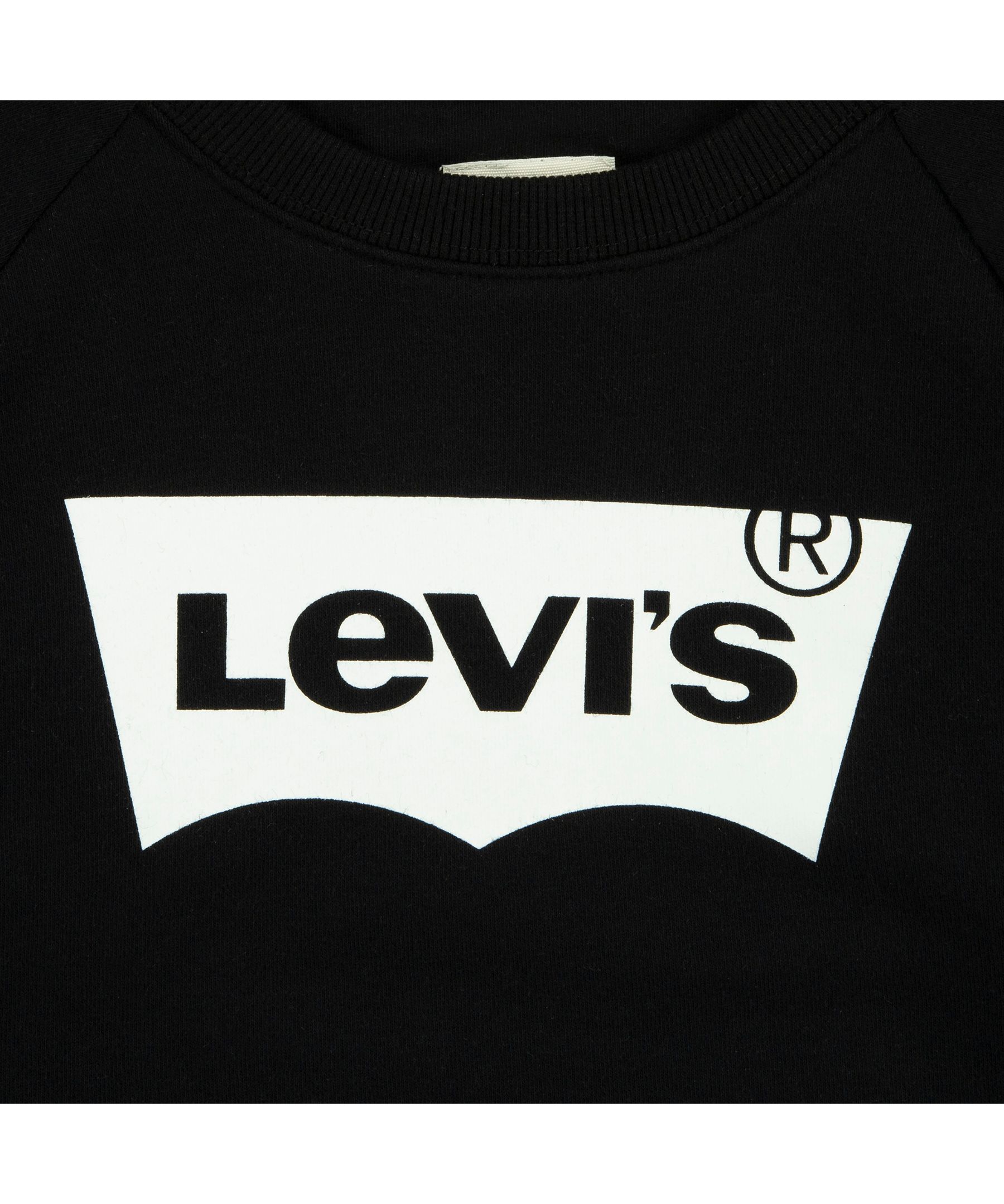 Levi s Kids Unisex 7 16 Years Crew Neck Soft Fleece Sweatshirt Marks