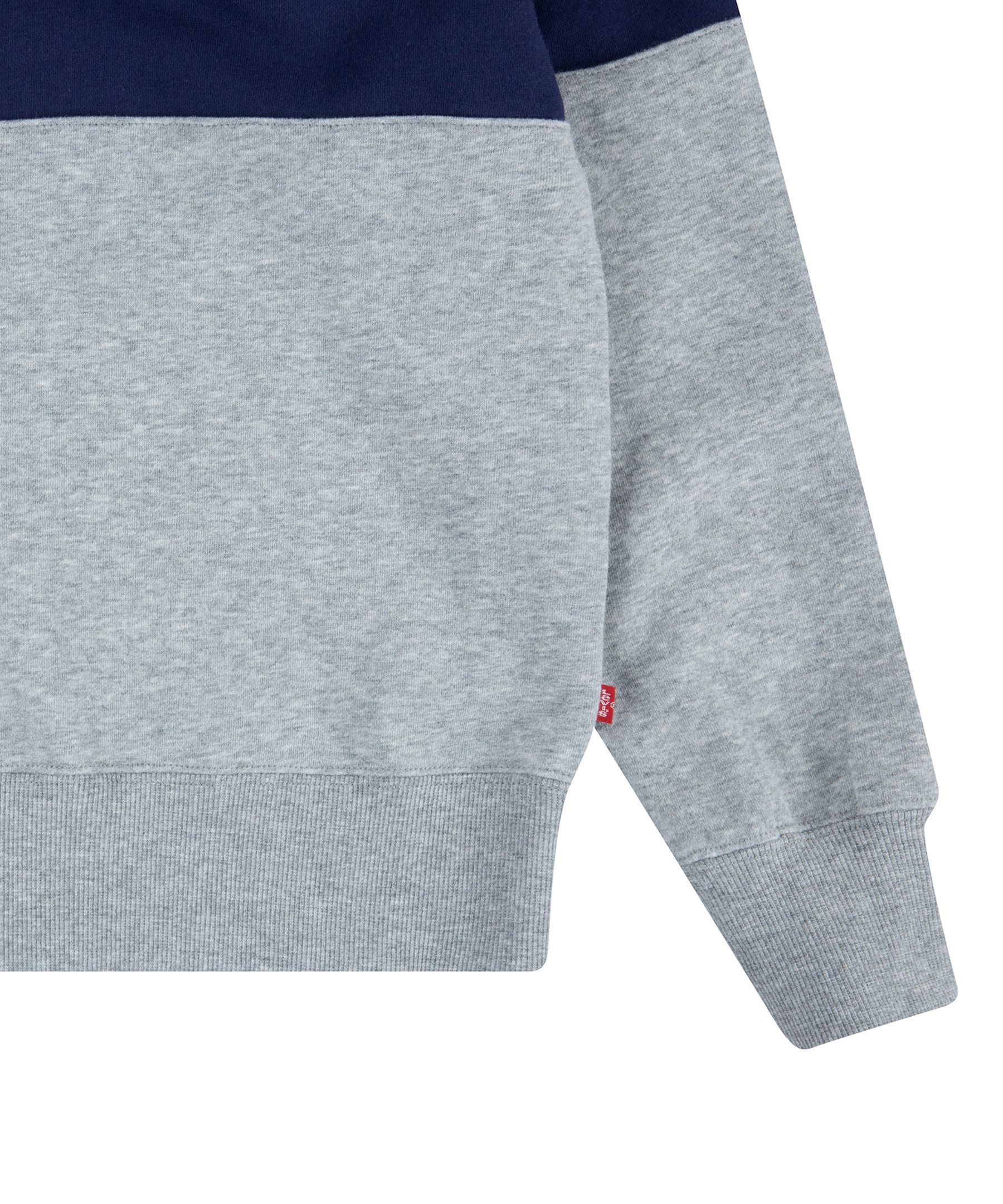 Chandail en molleton à col ras du cou avec blocs de couleur unisexe pour jeunes, Levi's