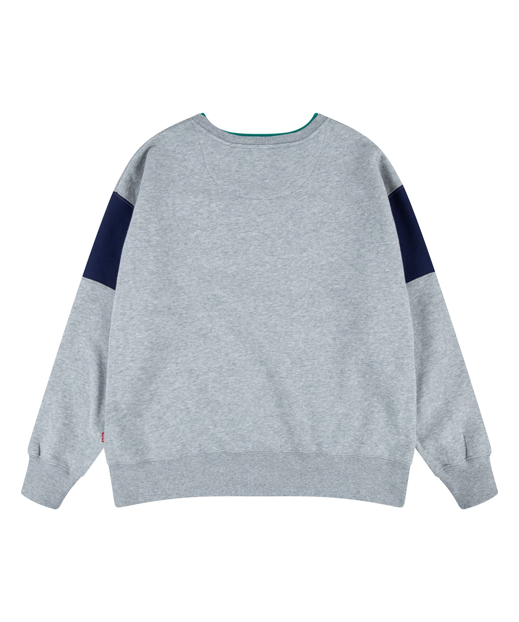 Chandail en molleton à col ras du cou avec blocs de couleur unisexe pour jeunes, Levi's