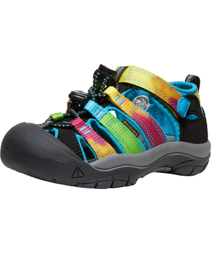 Sandales pour enfants d'âge préscolaire, Newport H2-T, teinture par nœuds arc-en-ciel
