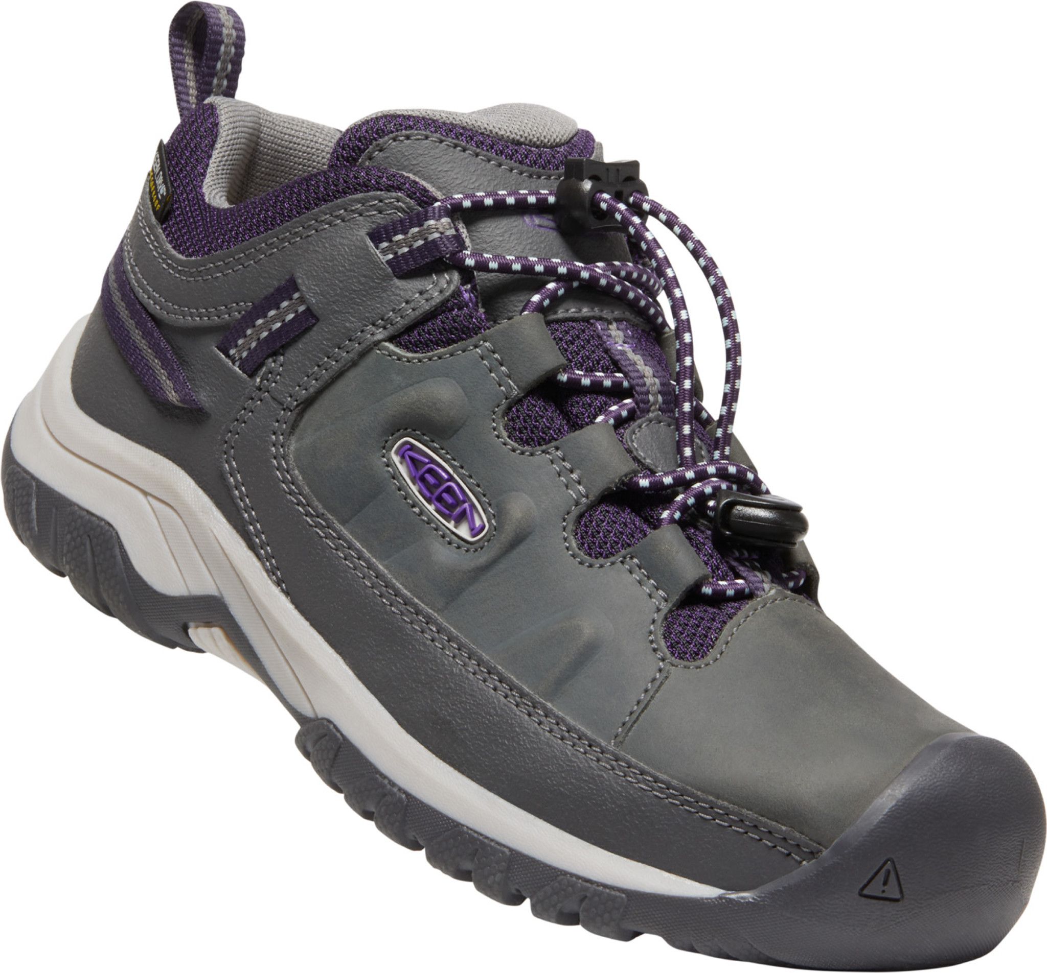 Chaussures de randonnée basses étanches à l’eau pour filles d’école primaire/d’âge préscolaire, Targhee, KEEN