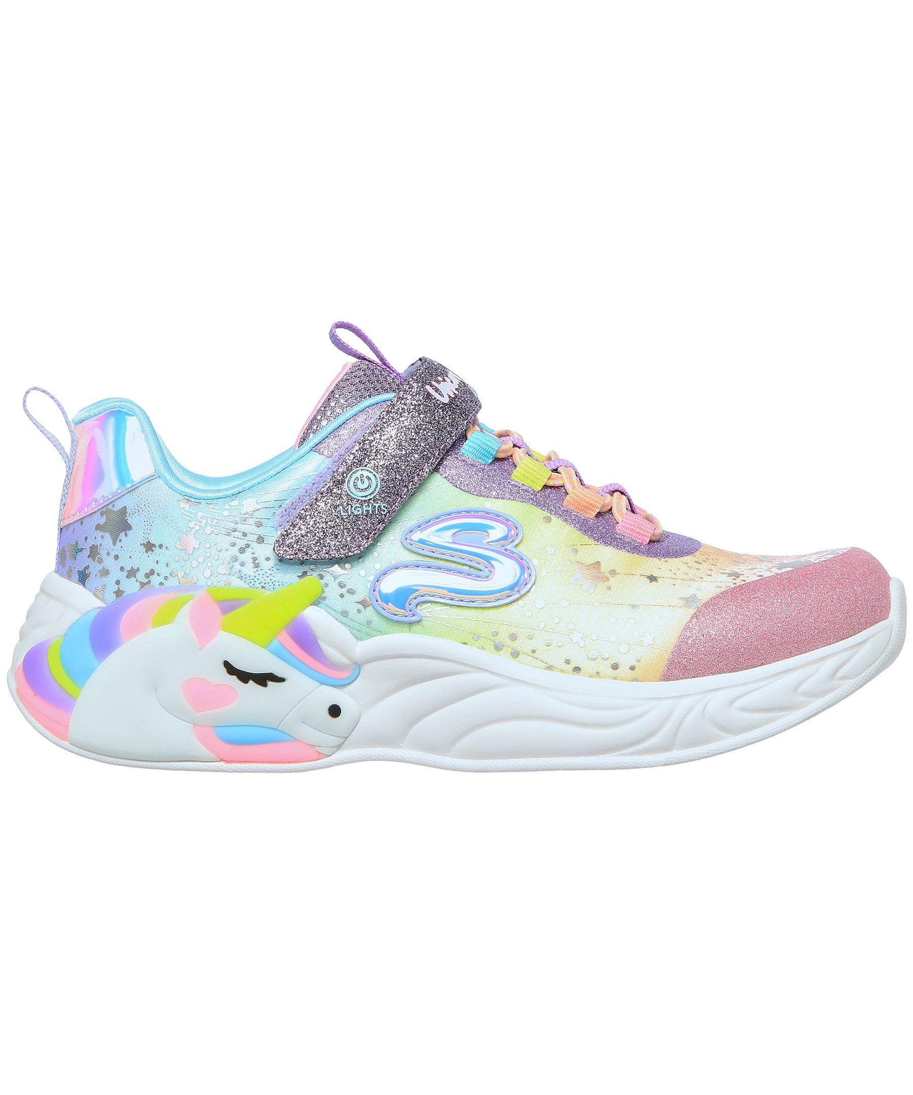 Basket skechers lumineuse fille online