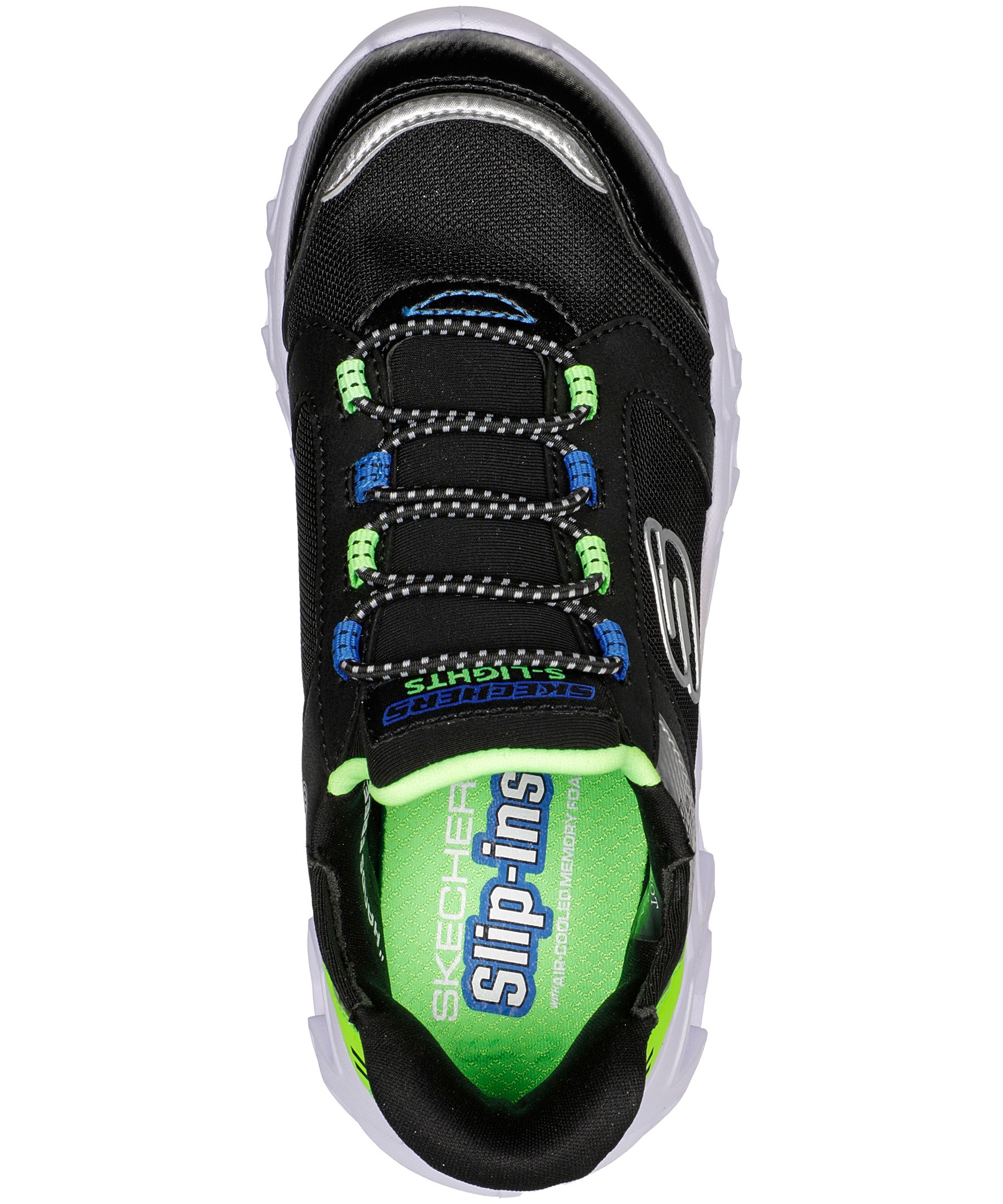 Chaussures de sport à lacets extensibles unisexes mains libres Slip-insMC pour enfants, Skechers