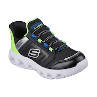 Chaussures de sport à lacets extensibles unisexes mains libres Slip-insMC pour enfants, Skechers Front_Three_Fourths_Angled_Right