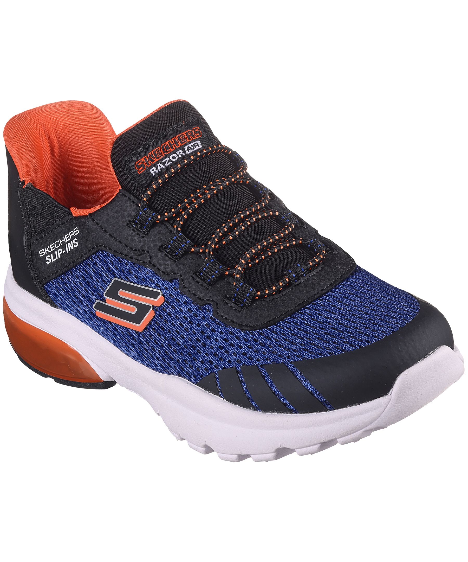 Chaussures de sport à lacets extensibles unisexes mains libres Slip-insMC pour enfants, Skechers