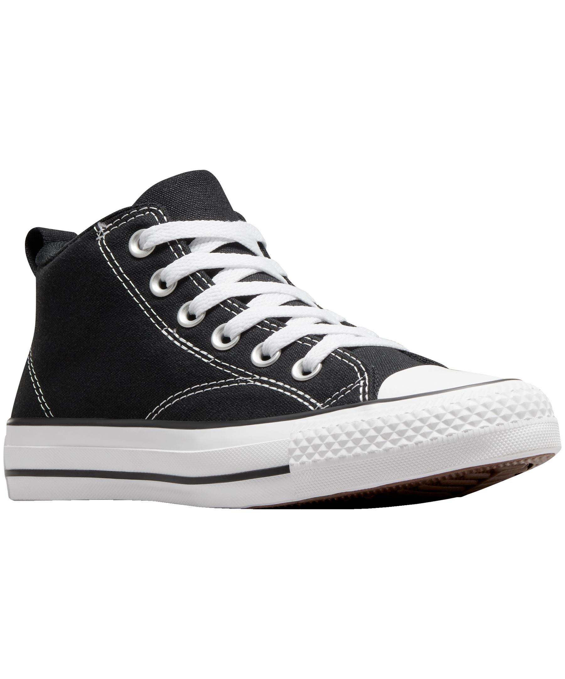 Junior converse black and white best sale