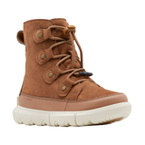 Sorel Kids' unisex Explorer Lace Up Winter Boots Front_Three_Fourths_Angled_Right