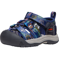 Keen Canada Outdoor Toddler Newport H2-T Sandals - Smokey Bear/Multi Front_Three_Fourths_Angled_Left