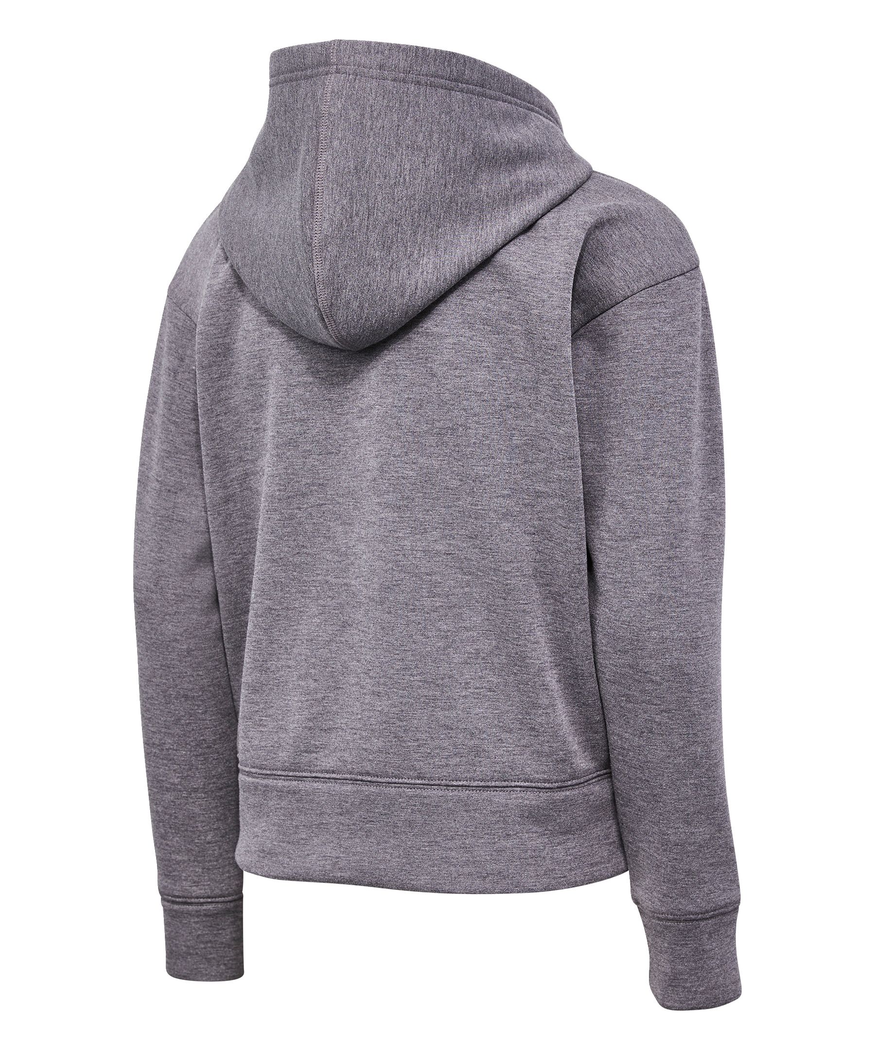 Chandail à capuche avec glissière pleine longueur unisexe en velours doublé pour jeunes, FarWest