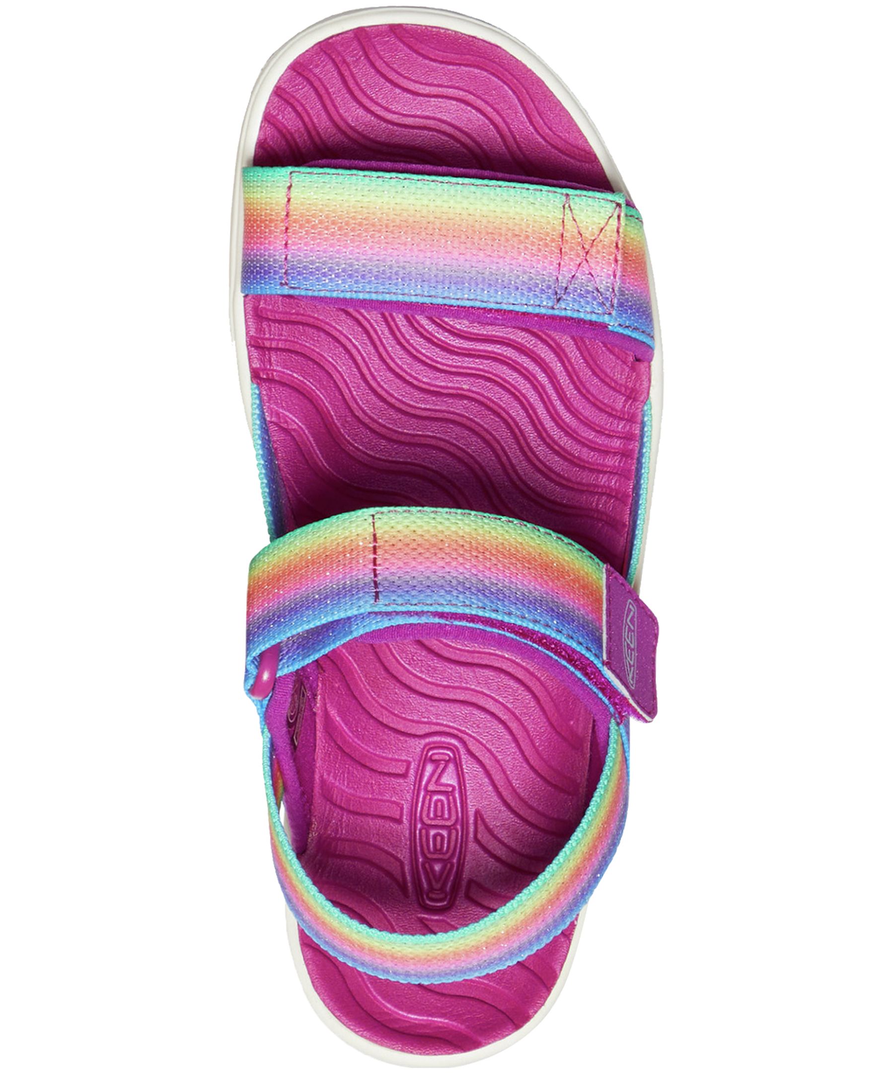 KEEN Canada Outdoor Youth Girls' Elle Backstrap-C Sandals - Rainbow/Festival Fuchsia