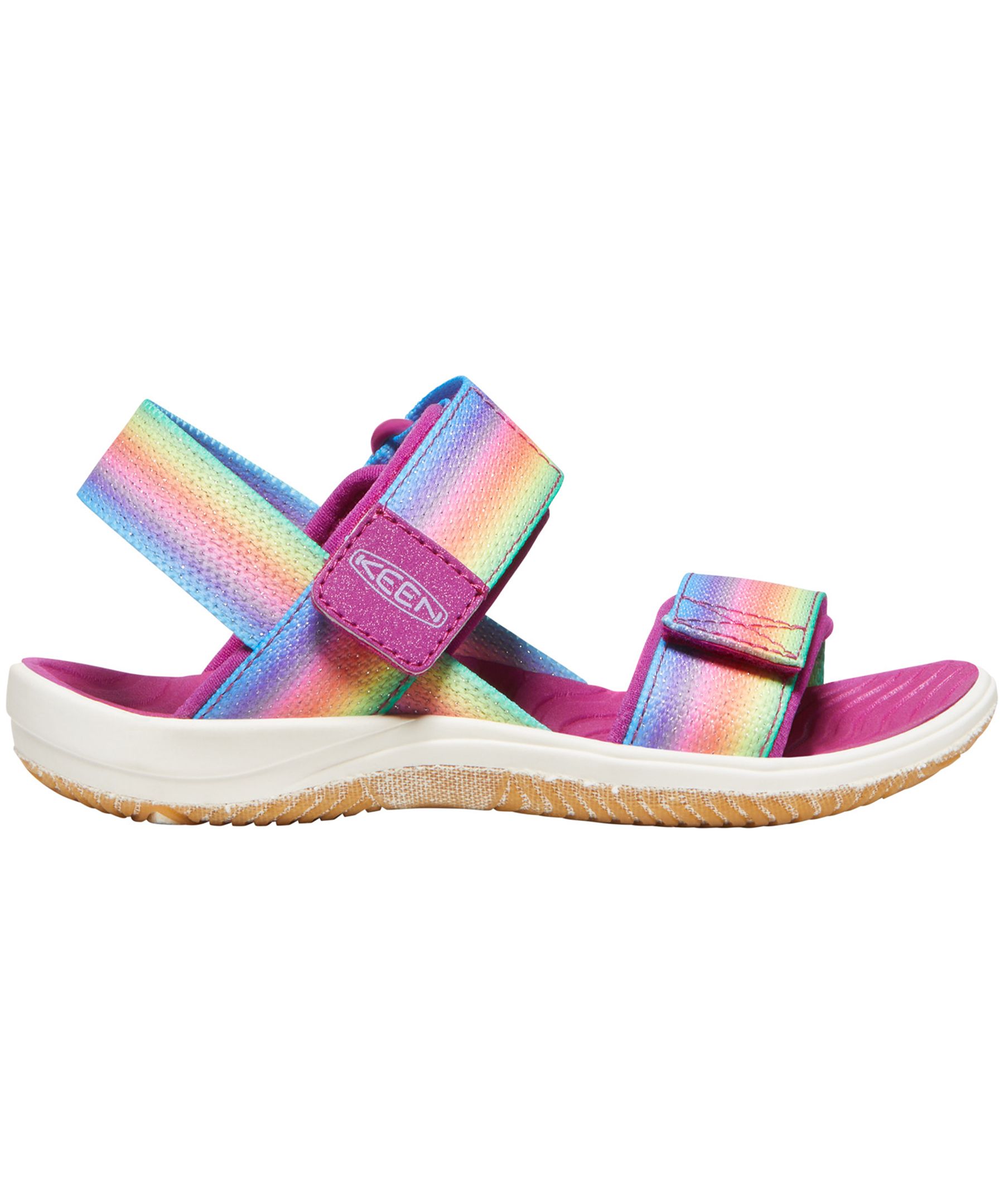 Keen Canada Outdoor Preschool Girls' Elle Backstrap-C Sandals - Rainbow/Festival Fuchsia