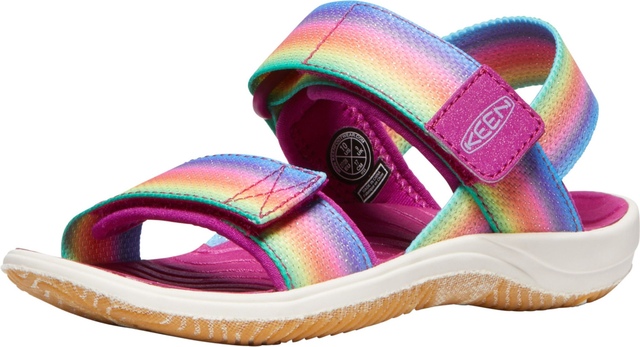 Keen Canada Outdoor Preschool Girls' Elle Backstrap-C Sandals - Rainbow/Festival Fuchsia