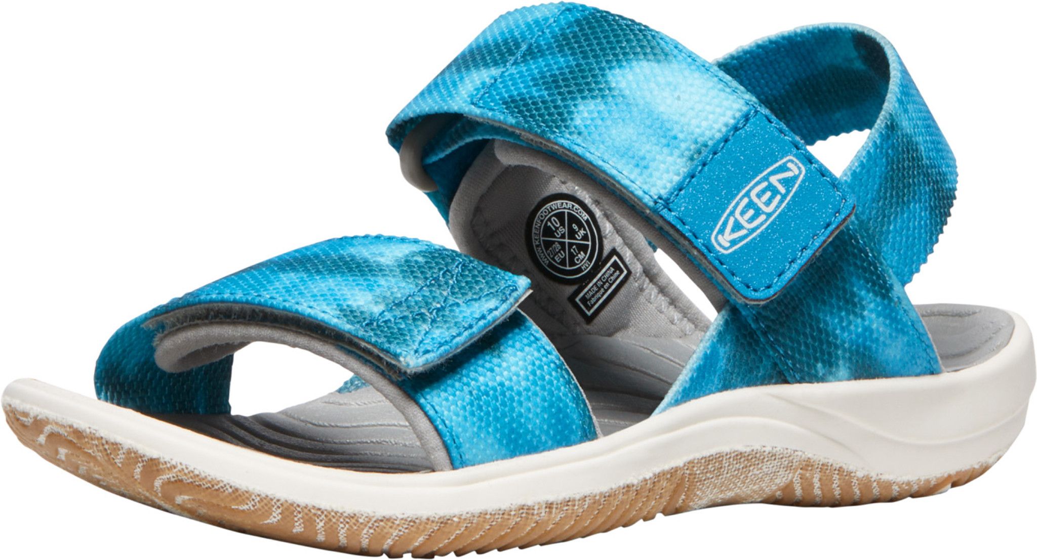Keen Canada Outdoor Preschool Girls' Elle Backstrap-C Sandals - Sea Moss/Fjord Blue