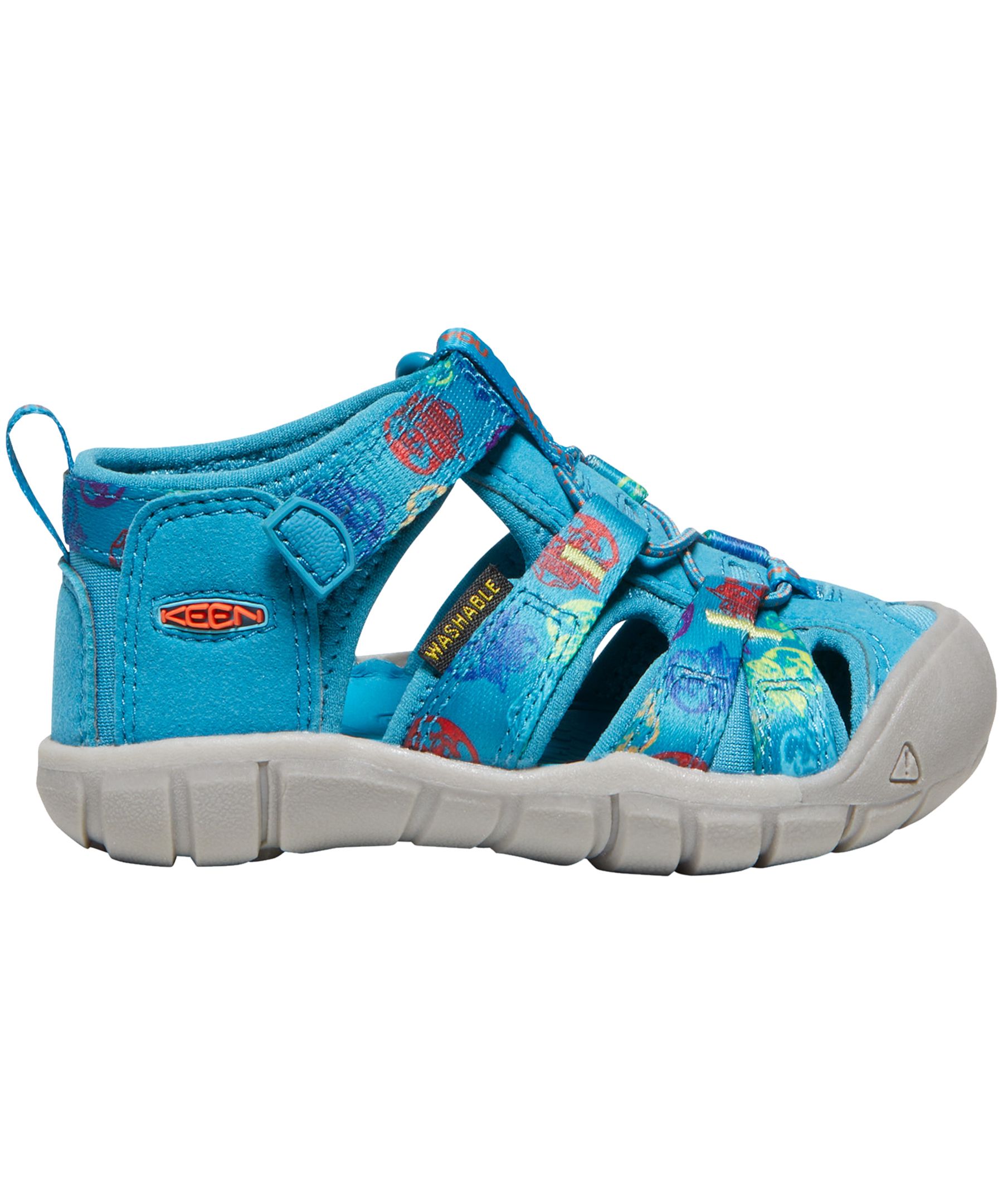 Keen Canada Outdoor Toddler Seacamp II CNX-T Sandals - Smokey Bear/Fjord Blue