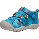 Keen Canada Outdoor Toddler Seacamp II CNX-T Sandals - Smokey Bear/Fjord Blue Front_Three_Fourths_Angled_Left