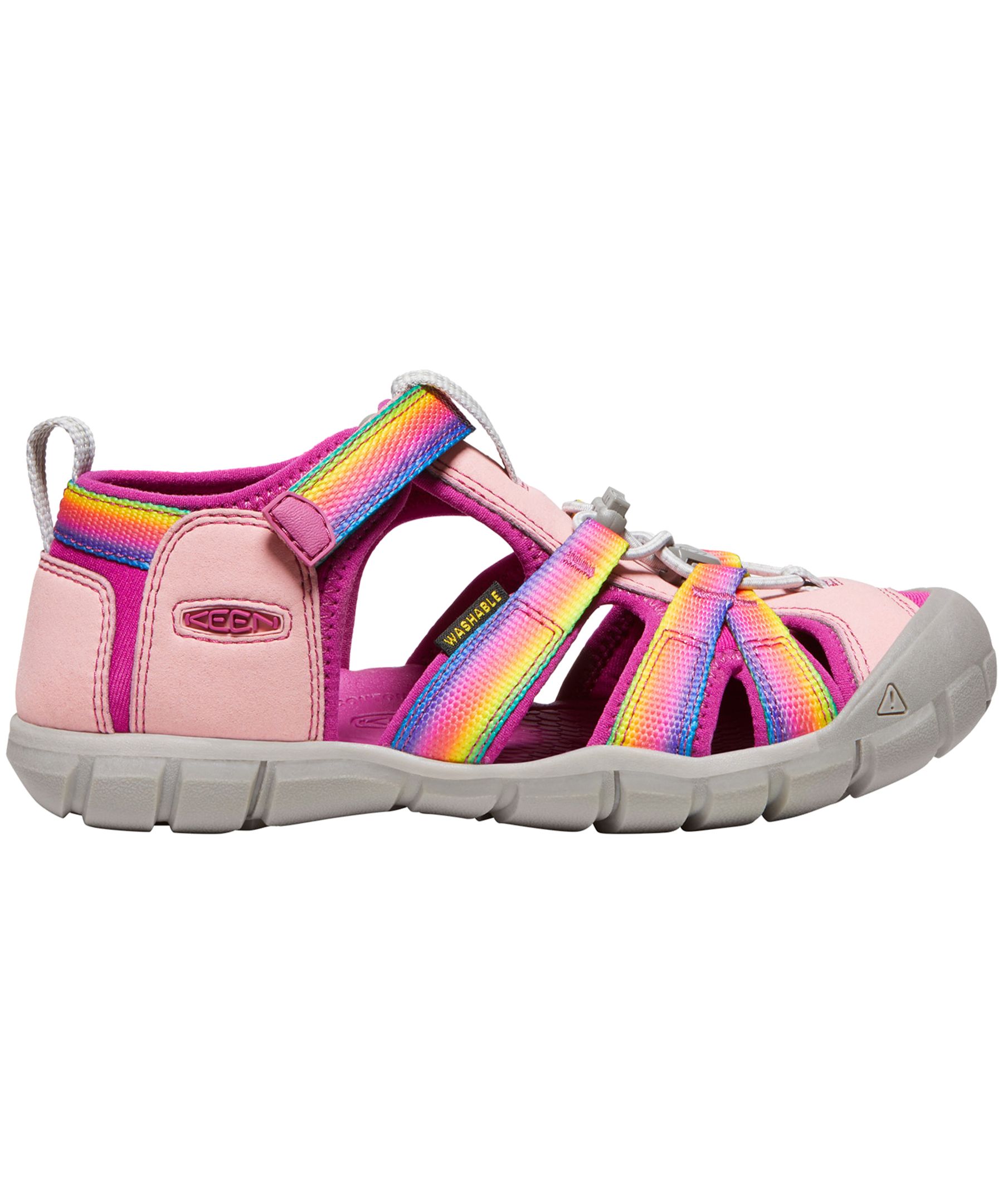 Keen Canada Outdoor Youth Seacamp II CNX-Y Sandals - Rainbow/Festival  Fuchsia