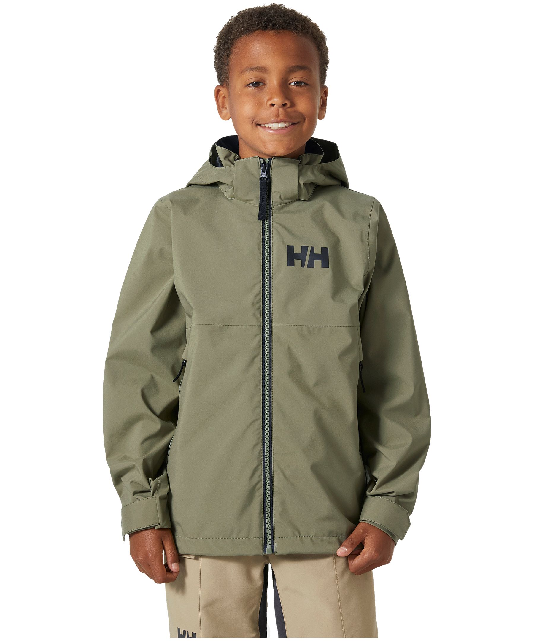 Helly Hansen Kids' Unisex Rigging Water Repellent Rain Jacket | Marks