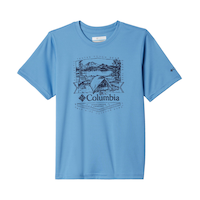 T-shirt graphique unisexe à manches courtes pour enfants, Valley Creek, Columbia Front_Flat
