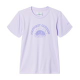 T-shirt graphique unisexe à manches courtes pour enfants, Fork Stream, Columbia Front_Flat